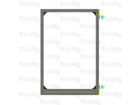 2x Door hinge assembly from Step 33