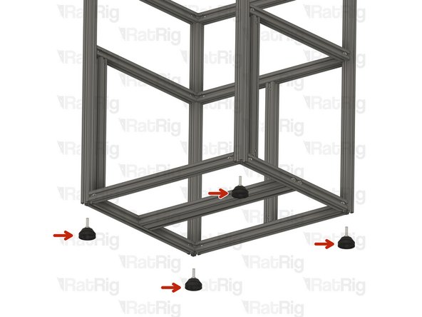 4 x V-Core 4 rubber feet