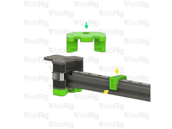Linear rail assembly from the previous Step