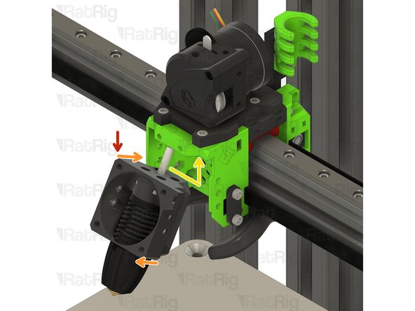 Phaetus Rapido UHF hot end assembly from Step 13