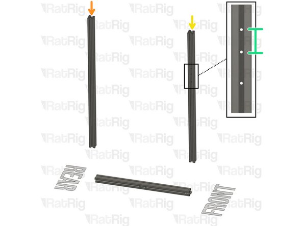 Ensure the M8 holes are oriented in the correct direction