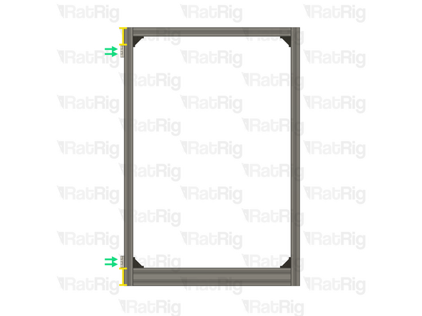 2x Door hinge assembly from Step 33