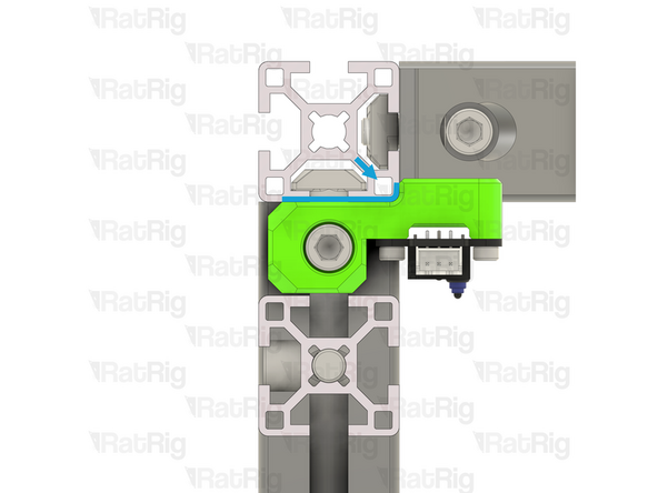 Y-axis endstop assembly from the previous step