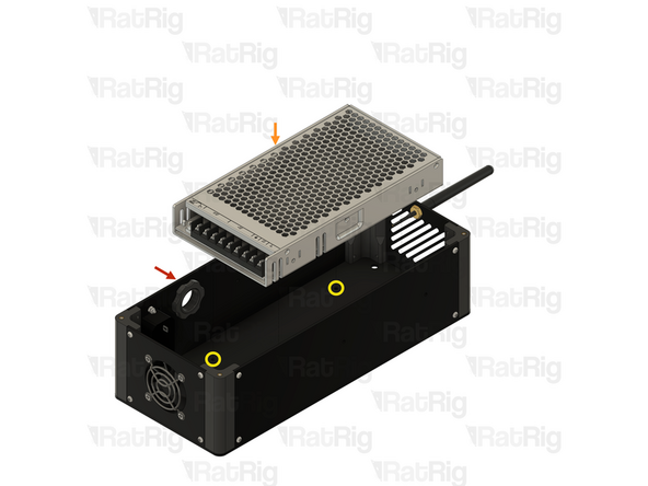1x Enclosure assembly