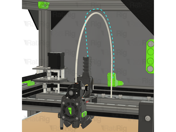 It may be desirable to shorten the PWM wire now that it is connecting to the toolboard, rather than being routed back to the Octopus
