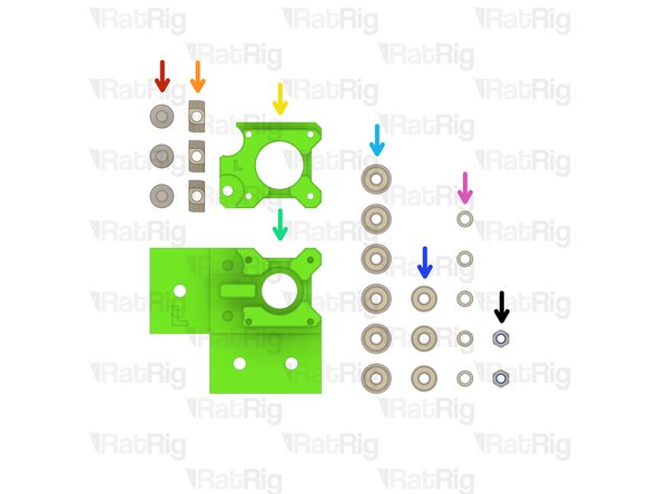 3x M6x14 Countersink Screw