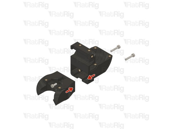 Join the two assemblies together, ensuring they are flush.