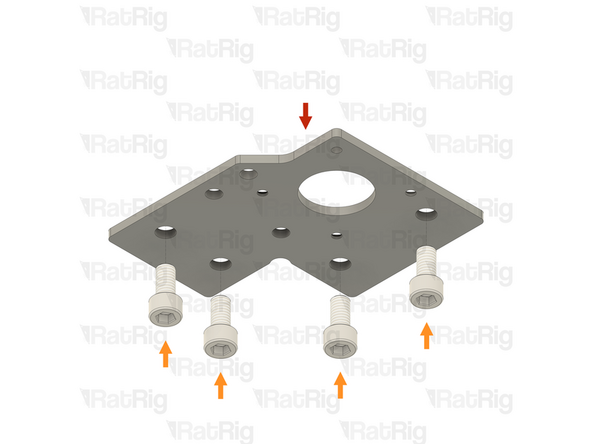 Rat Rig V-Core 4.0 - Motor Plate - Lower Left v1.0