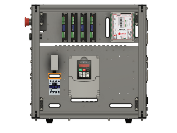 Feed all of the power supply wires through the designated slot