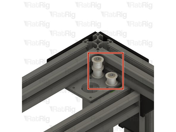 Remove all components of the two idler stacks