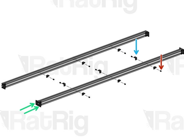 You should assemble 4 Spoiler Board Supports in total. 2 like the one on top and 2 like the one on the bottom (see image).
