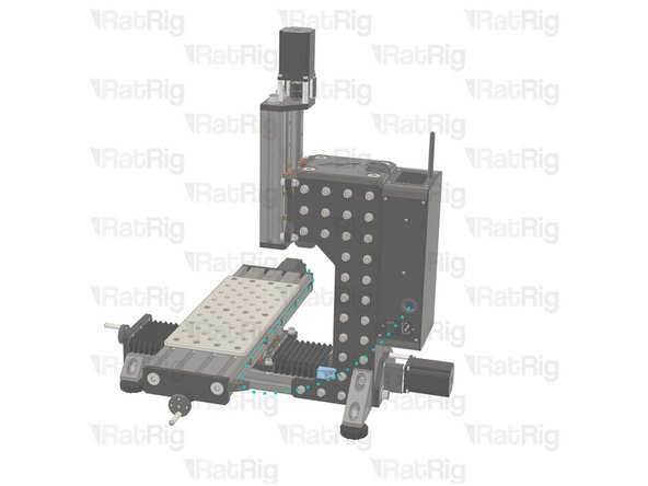 Route the endstop, and X-stepper cables as shown in the picture.