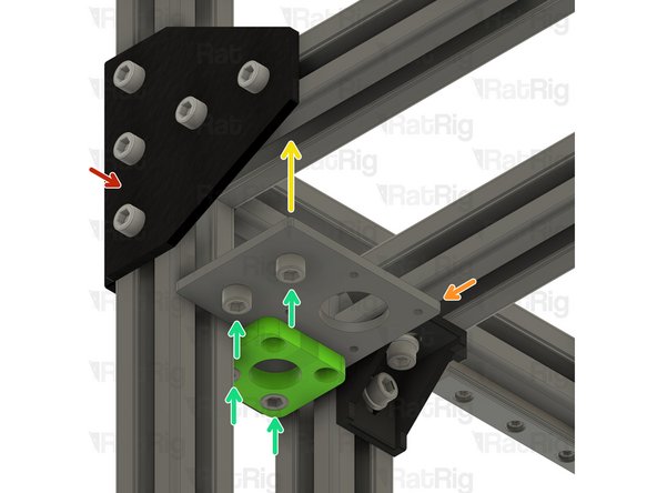 V-Core 3.1 Frame Assembly - Rear Right Corner