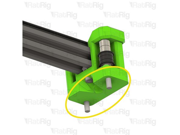 Repeat this step for the other side of the X-axis gantry