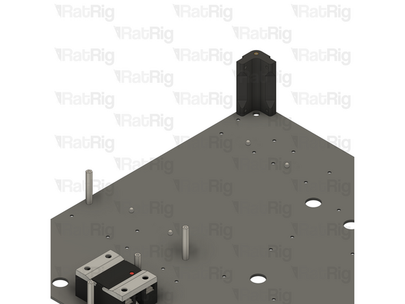 Insert an M4x6 Countersink Screw into each of the marked holes