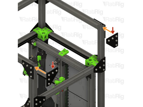 Corner plate assembly from Step 23 &amp; 27