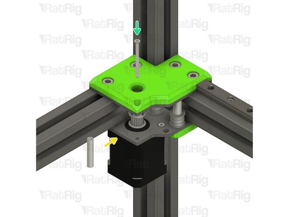 Insert the Aluminium Spacer 3x6x30mm between the top and bottom plates