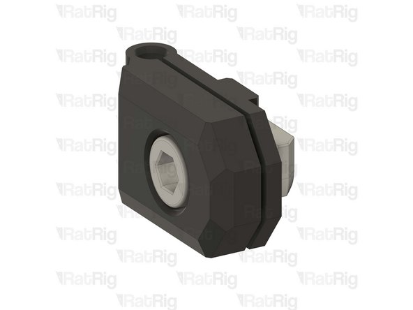 Install the M6 cap head screw into the PTFE guide as shown.