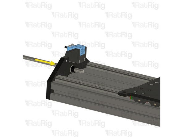 Slide the Precision Shim on to the Lead Screw