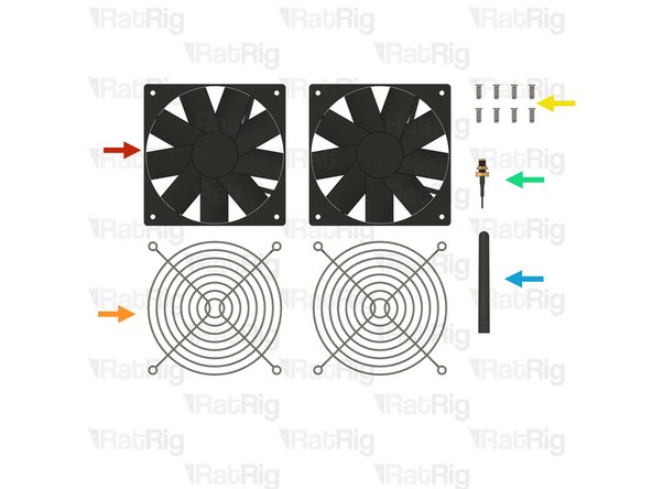 2x Fan - 120mm x 15mm