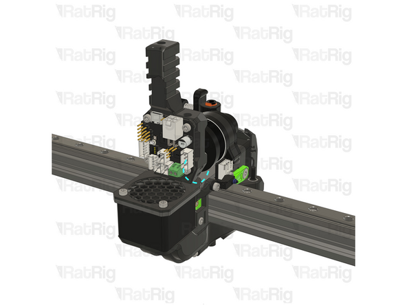 Route the wires as shown