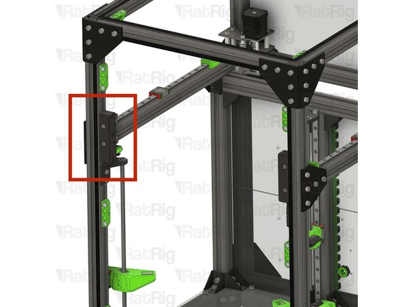 Repeat step 109, through to step 112, to install the left front tensioner assembly