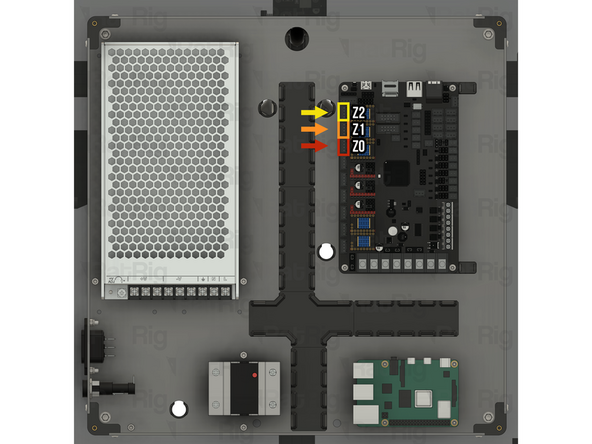 Stepper Z0 is the front left stepper motor, when looking at the V-Core 4.0 from the front