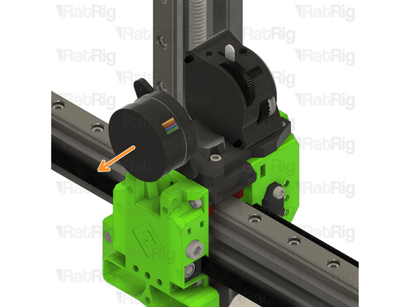 Remove the Bondtech LGX Lite motor from the back of the LGX Lite extruder