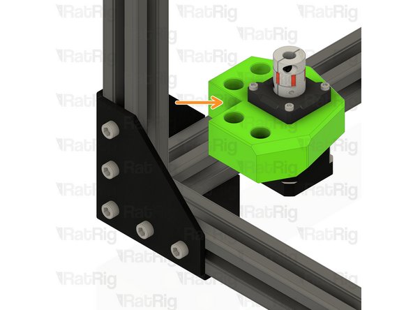Remove the front left z-axis motor mount