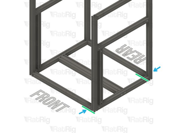 When sliding the extrusion to the right place, be careful, and take it slowly so as to not damage the extrusion coating.
