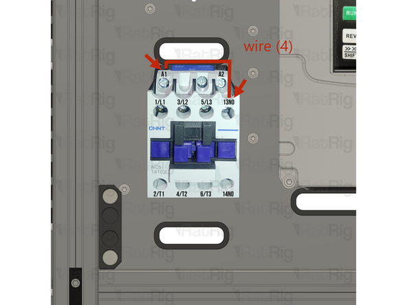 120mm - 16AWG RED (A-Fork, B-Fork) (4)