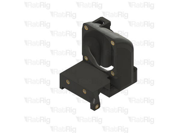 Install an M3 heat insert into each of the marked holes