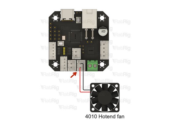4010 hotend fan - 24V