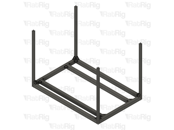 4x 3030 cast 90 degree corner assembly