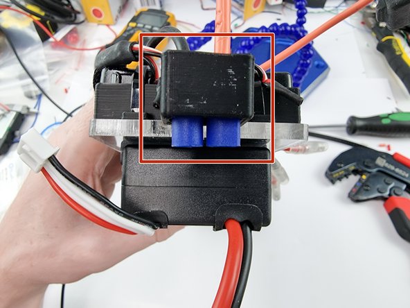 Once the connector has been assembled slide it into place in the 3D Printed holder.