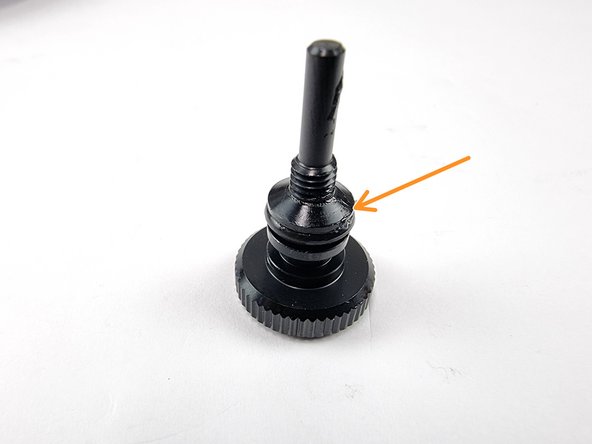 Fit the first o-ring into the first groove on the power switch plunge bolt