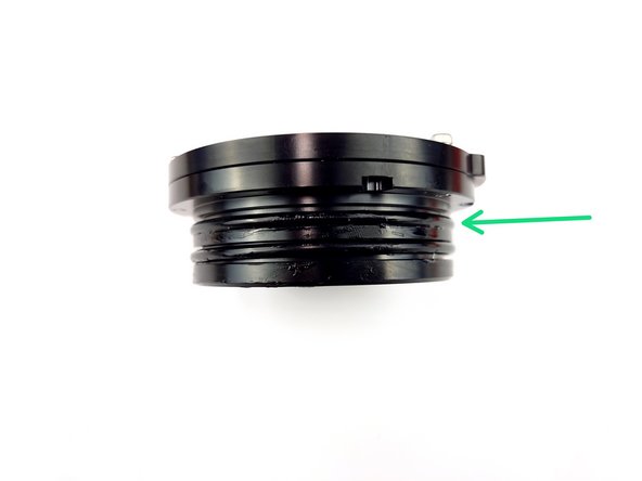 Install the second o-ring into the second groove