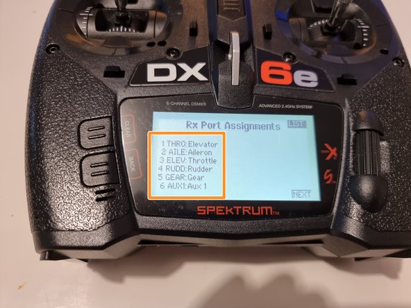 Set your controller to match this setup. Scroll to one that needs changing select it and it will allow you to scroll through the options to find the one it needs changing to.