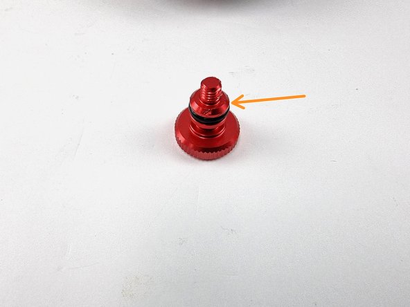 Install the first O-ring onto the plug