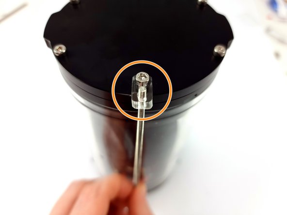 Turn the unit around and feed the threaded rod through the brace support.