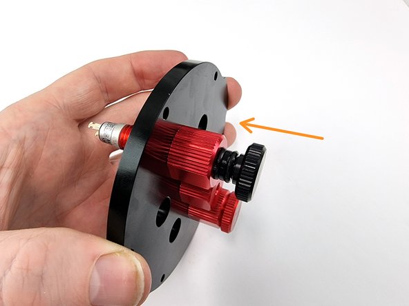 Insert the plunge bolt into the penetrator