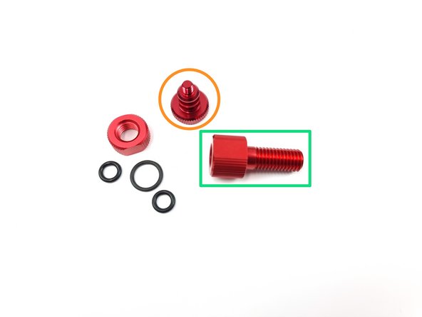 Lubricate the O-rings with a thin layer of silicon grease.