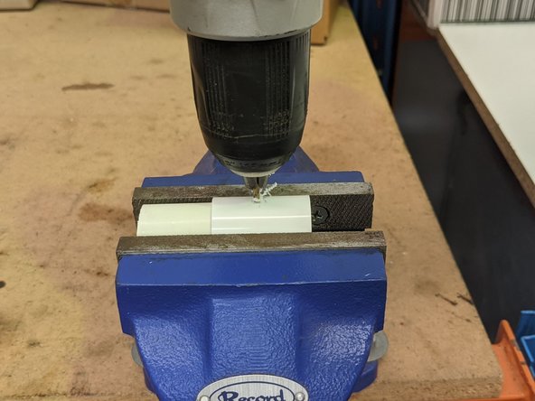 This will help reduce the stress applied through the frame when the screw is inserted.