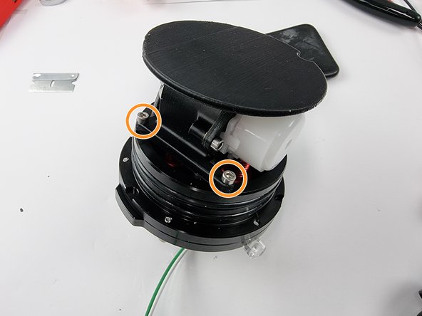 Place the peristaltic pump and mount onto the end cap.