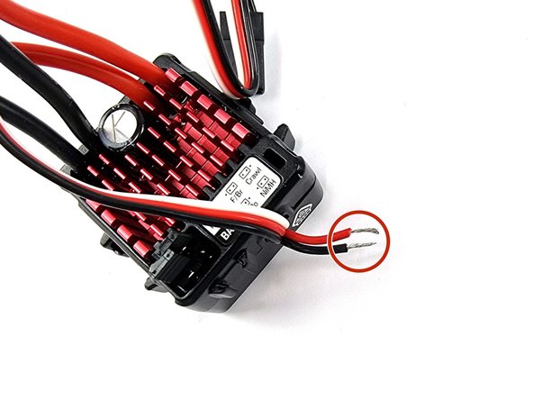 Strip the insulation back on the 2 wires