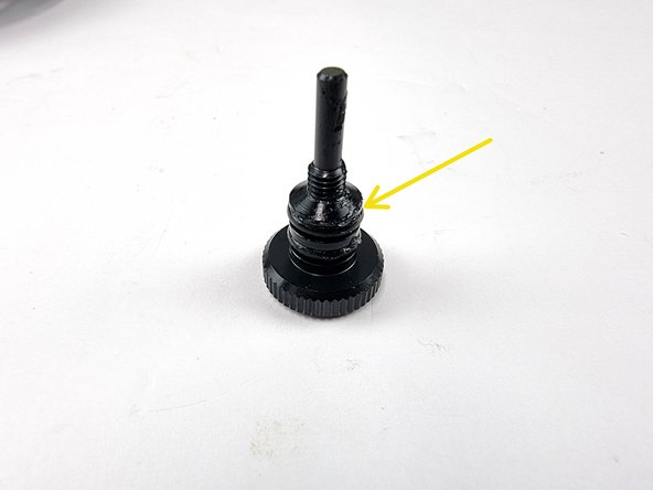 Fit the second o-ring into the second groove on the power switch plunge bolt