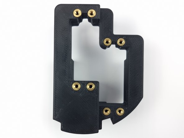 Locate the Aft Servo Mount and install the threaded inserts