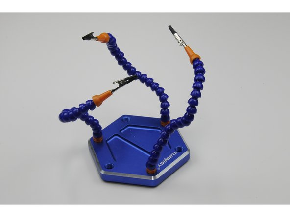 It is also essential to turn the soldering iron OFF when you are finished, or are leaving the table where it is located.