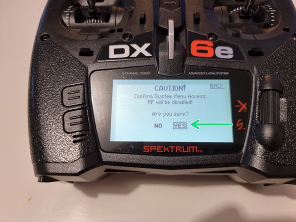 Scroll down until you get to System Setup and click into it.