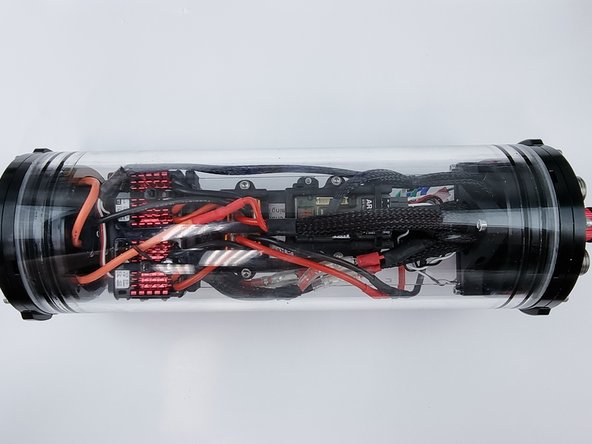 Once inserted carefully push the end cap in ensuring the o-rings don't catch and get damaged.